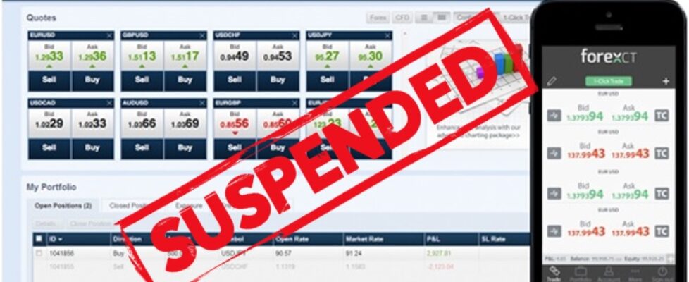 forexct license suspended