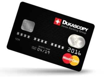 Dukascopy bank card