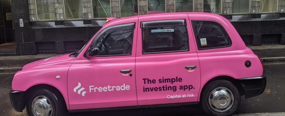 Freetrade taxi ad