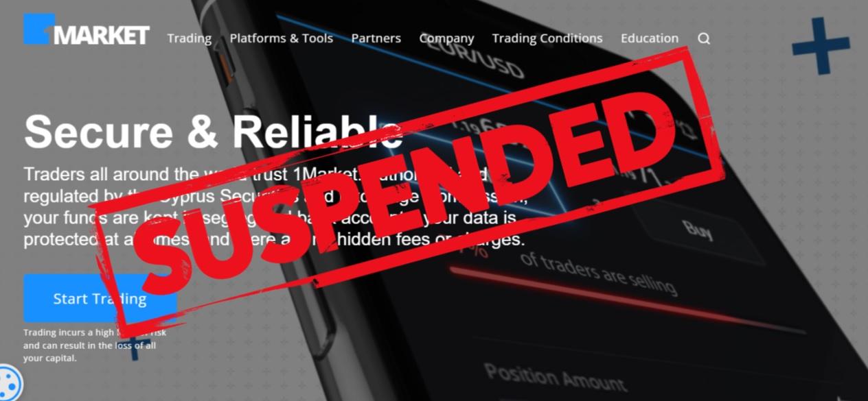 1Market CIF license suspended