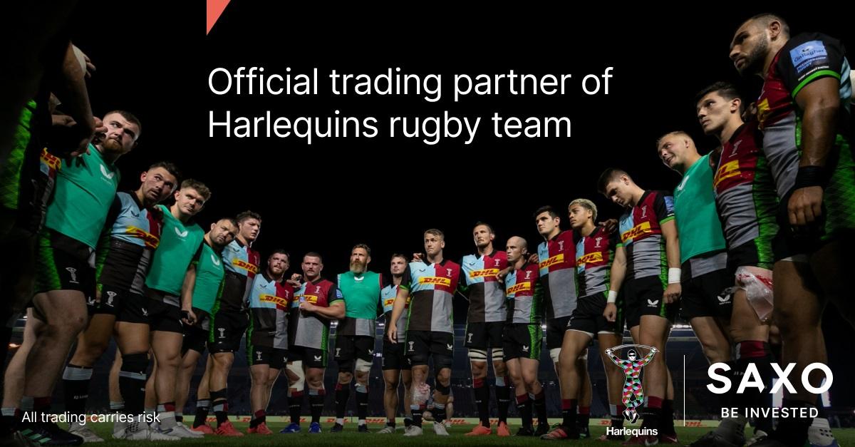 Saxo Bank sponsors Harlequins rugby - FX News Group