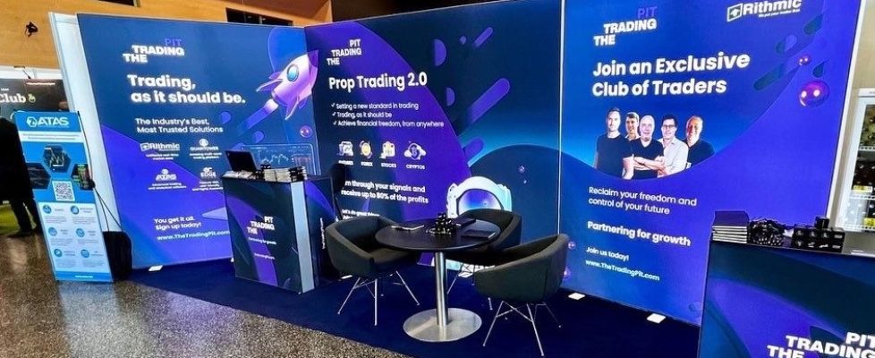 The Trading Pit expo booth