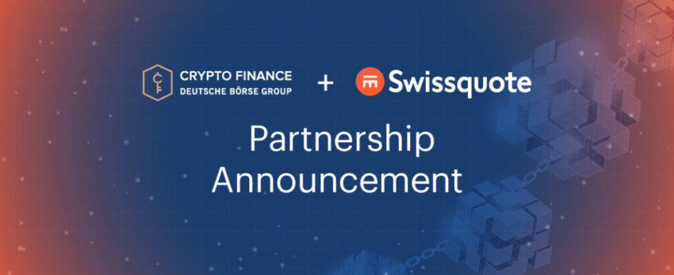 Swissquote Crypto finance partnership