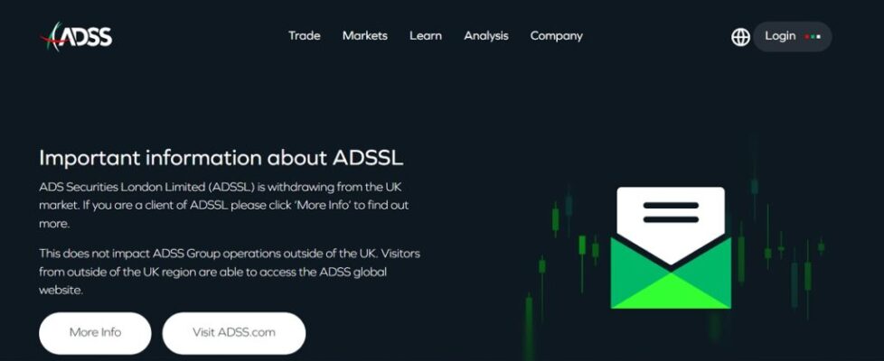 ADSS withdrawing UK market