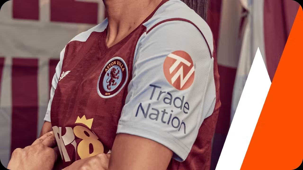Trade Nation Aston Villa sponsor