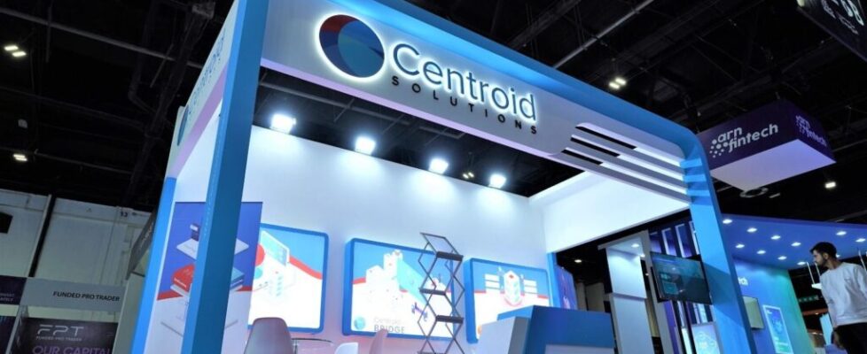 Centroid Solutions forex expo booth 2023