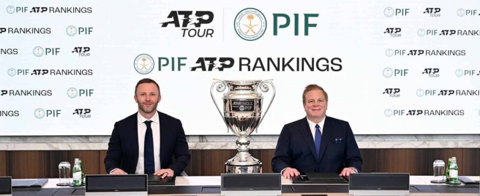 ATP Tour rankings sponsor PIF