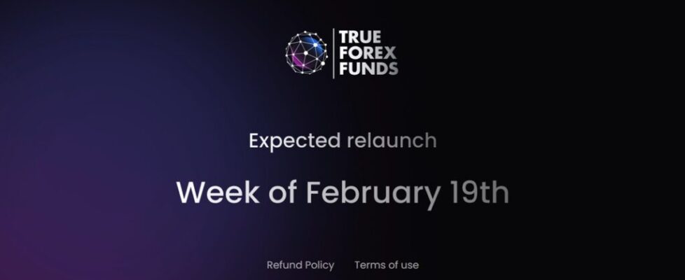 True Forex Funds plans relaunch
