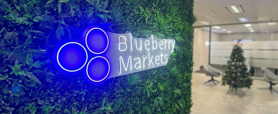 Blueberry Markets office lobby