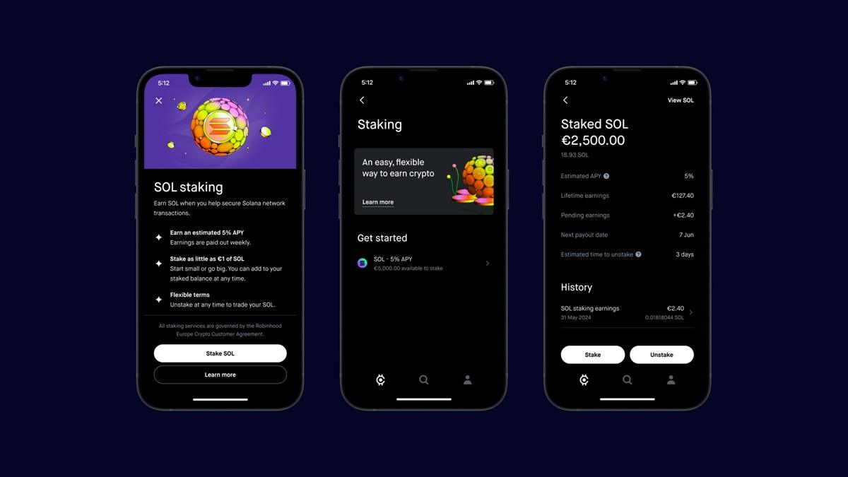 Robinhood Crypto launches Staking in Europe - FX News Group