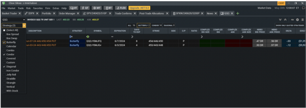 complex order book