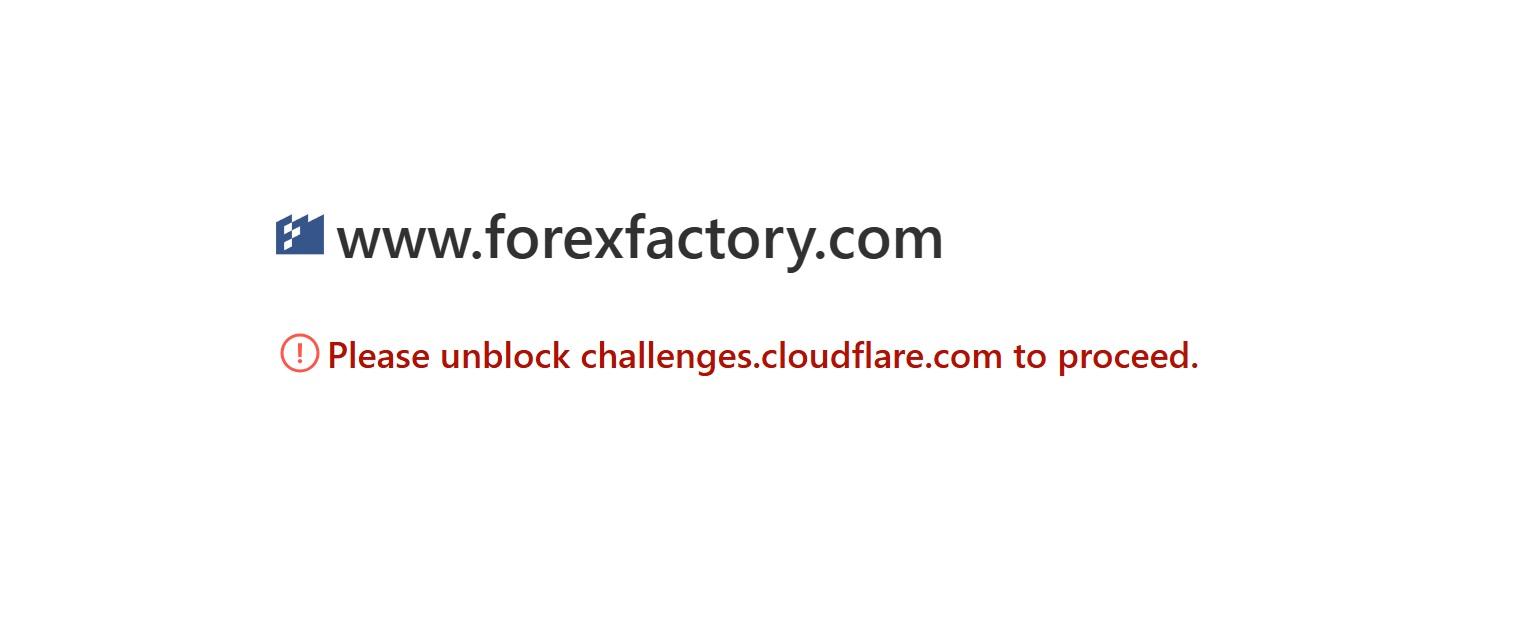 Forex Factory Cloudflare outage