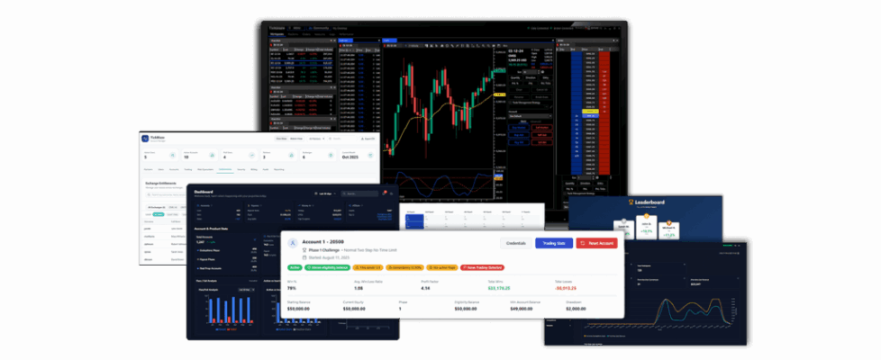 Tickblaze prop firm tech stack