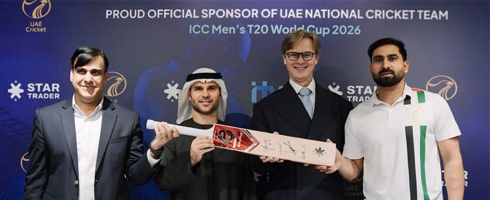 STARTRADER sponsors UAE National Cricket Team for ICC 2026