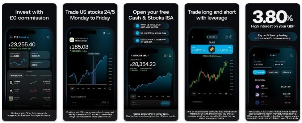 Trading 212 app 2026