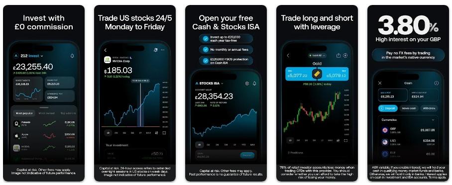 Trading 212 app 2026
