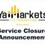 YaMarkets closed