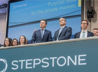 StepStone representatives at London Stock Exchange event
