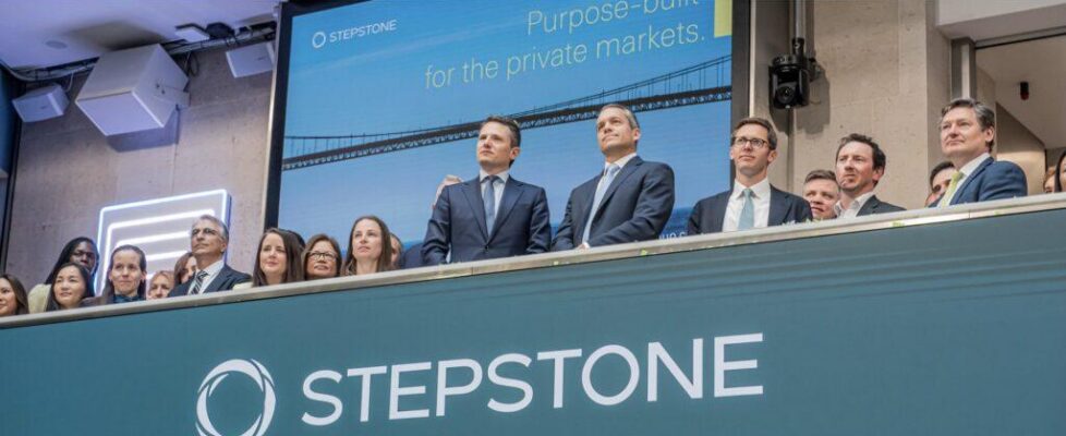 StepStone representatives at London Stock Exchange event