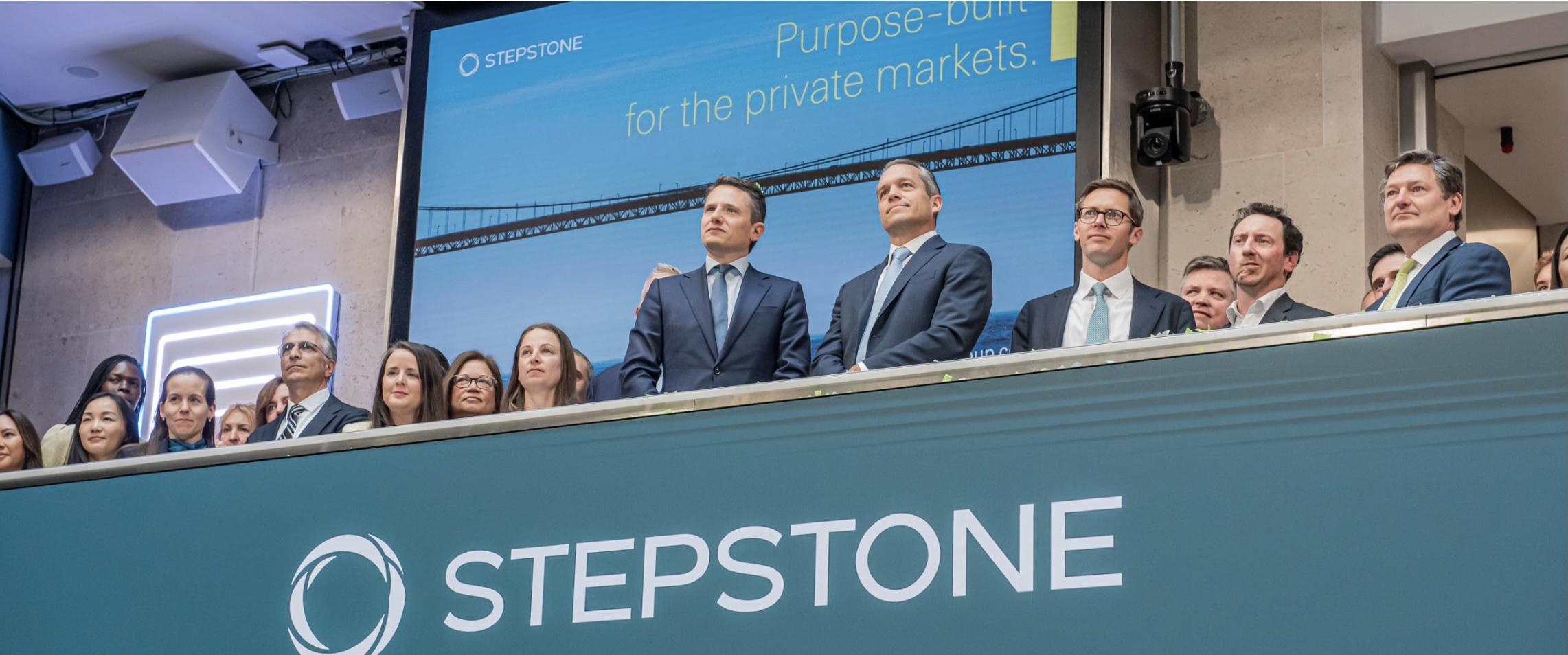 StepStone representatives at London Stock Exchange event