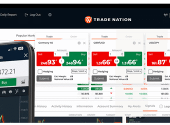 Trade Nation trading platforms