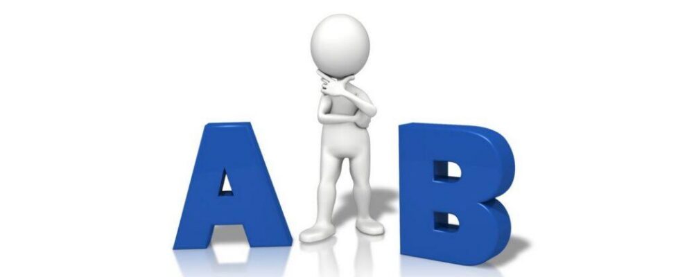 A versus B book decision