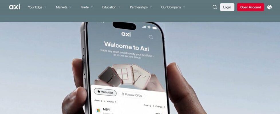 Axi new website brand refresh