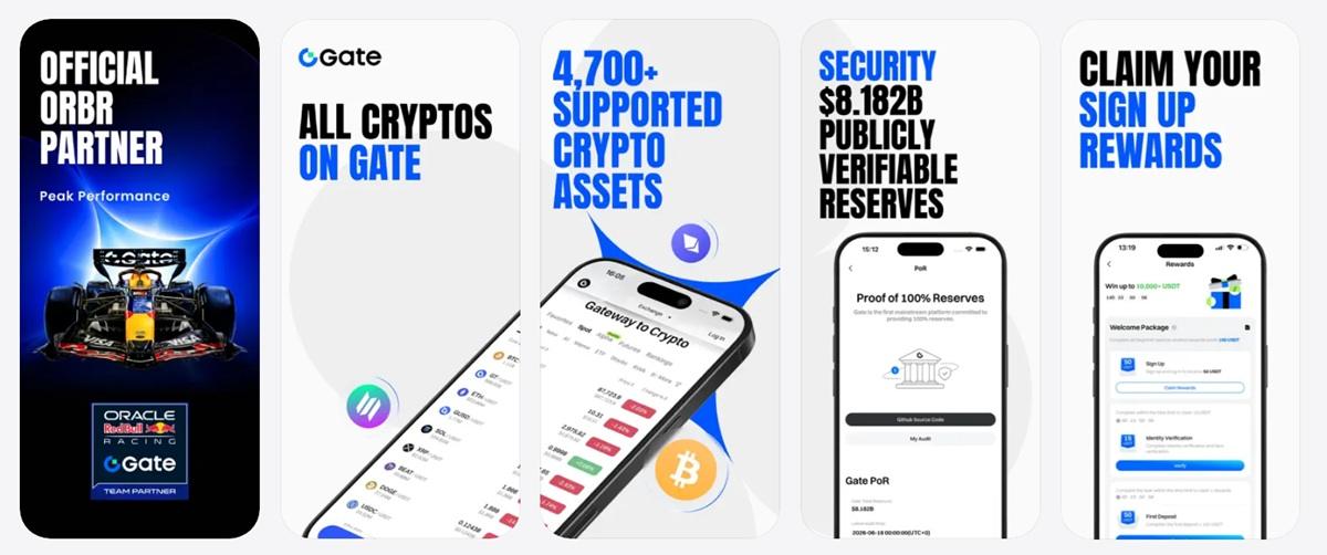 Gate crypto trading app