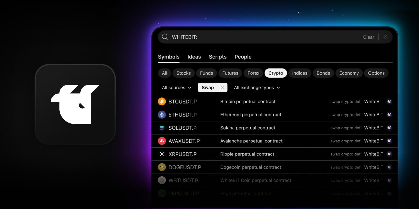WhiteBIT expands its TradingView integration with TradFi pairs