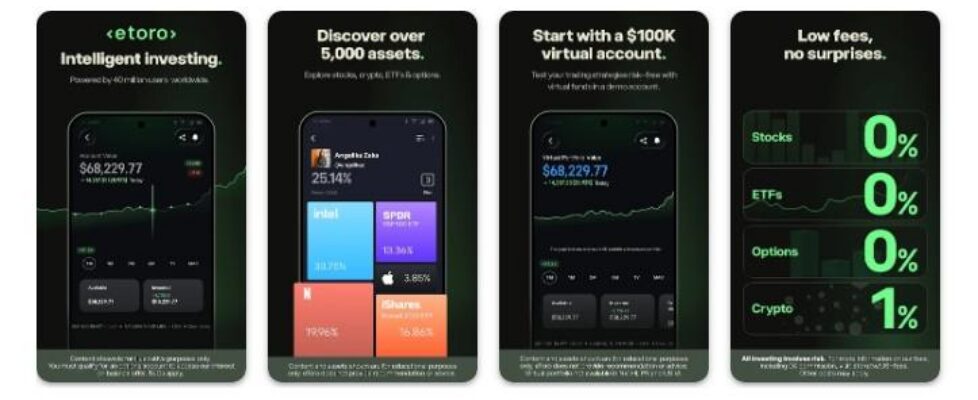 eToro trading app