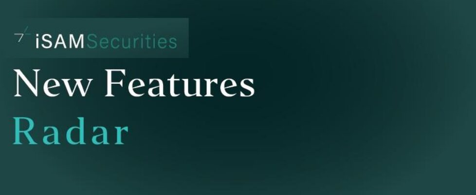 iSAM new features Radar
